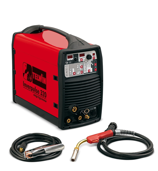 Obrázok z Zváračka CO2 - Zvárací invertor CO2 Inverpulse 320 MIG-TIG-MMA Telwin