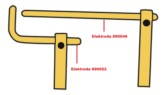 Obrázok z Elektróda pre čelusti XA3 Telwin 690046